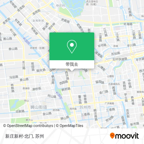新庄新村-北门地图