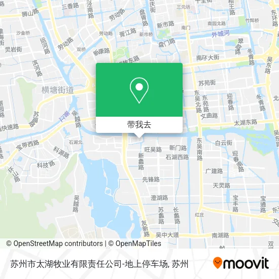 苏州市太湖牧业有限责任公司-地上停车场地图