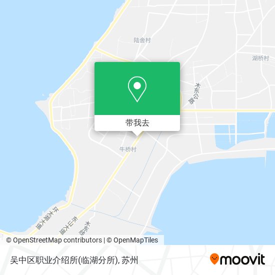 吴中区职业介绍所(临湖分所)地图