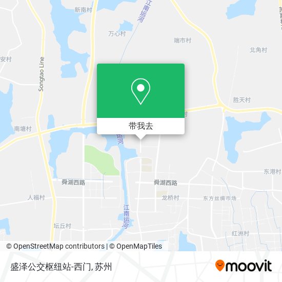 盛泽公交枢纽站-西门地图