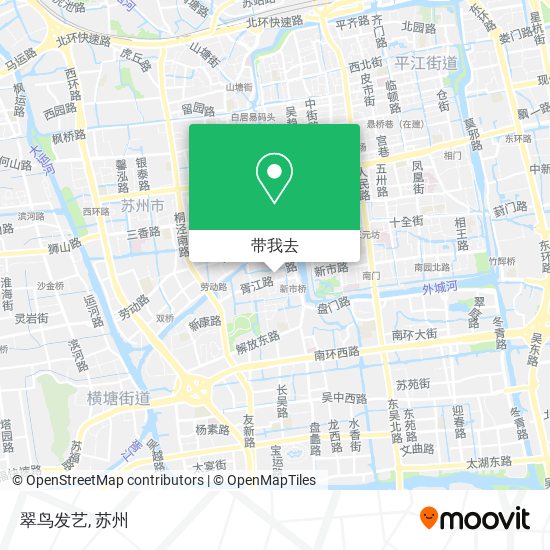 翠鸟发艺地图