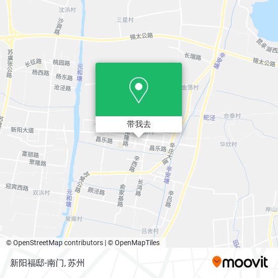 新阳福邸-南门地图