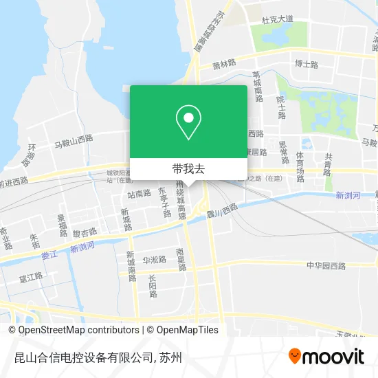 昆山合信电控设备有限公司地图