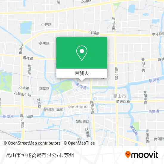 昆山市恒兆贸易有限公司地图