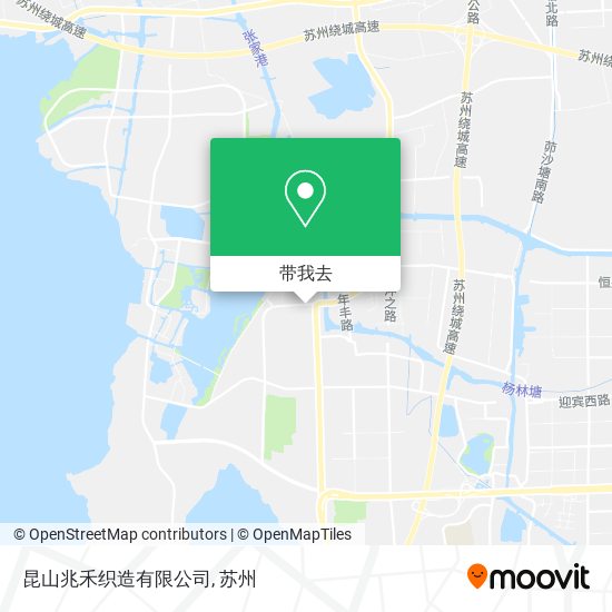 昆山兆禾织造有限公司地图