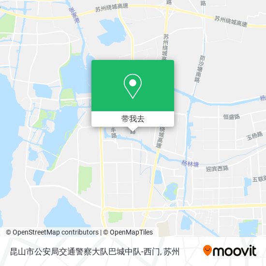 昆山市公安局交通警察大队巴城中队-西门地图