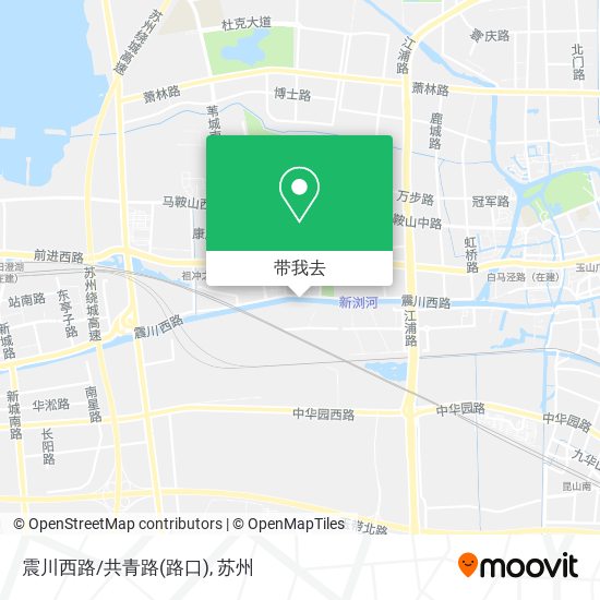 震川西路/共青路(路口)地图