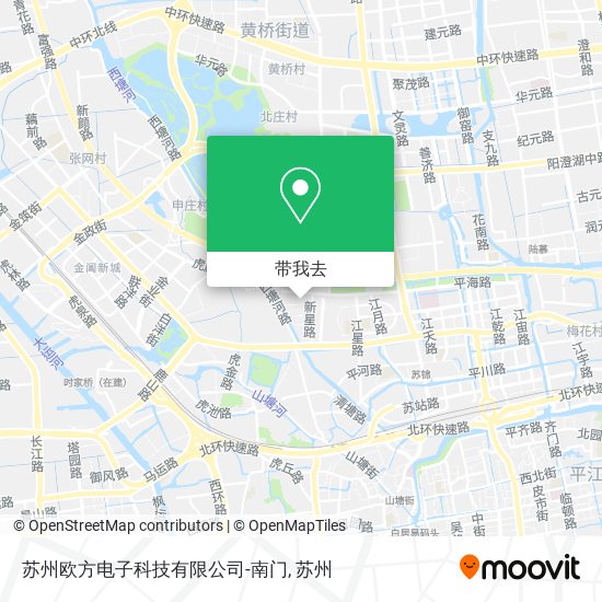 苏州欧方电子科技有限公司-南门地图