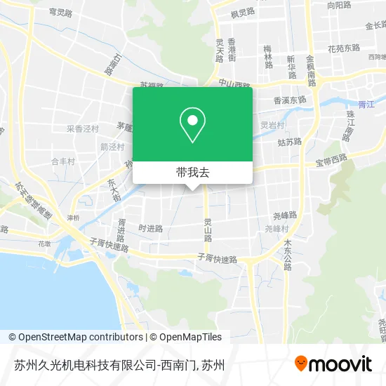 苏州久光机电科技有限公司-西南门地图