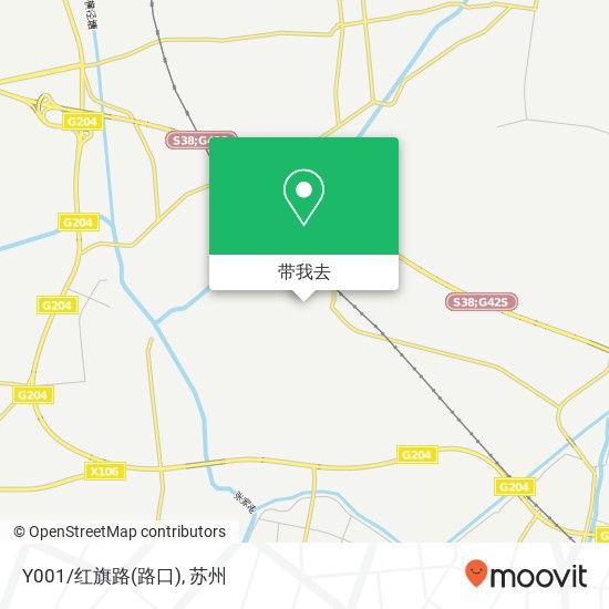 Y001/红旗路(路口)地图