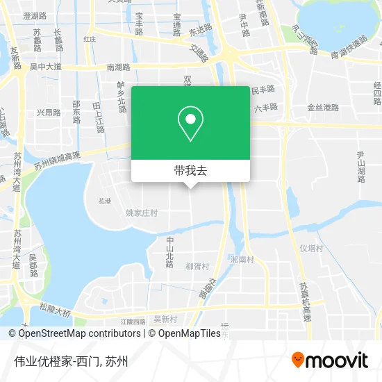 伟业优橙家-西门地图