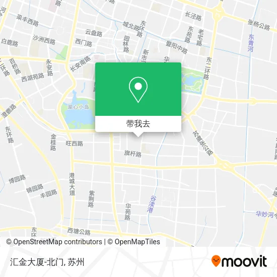 汇金大厦-北门地图