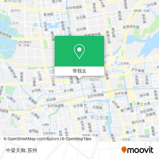 中梁天御地图