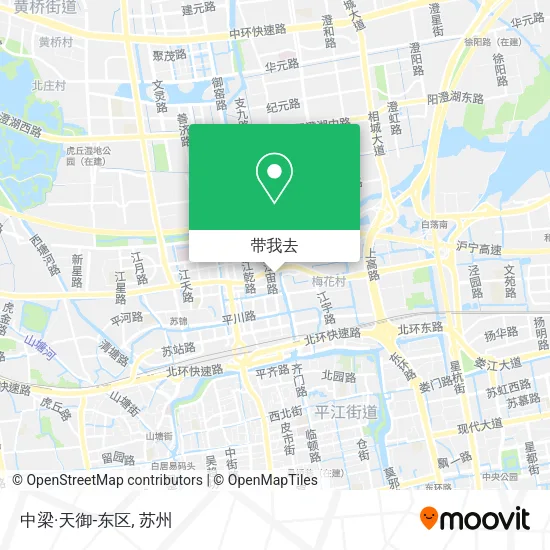 中梁·天御-东区地图
