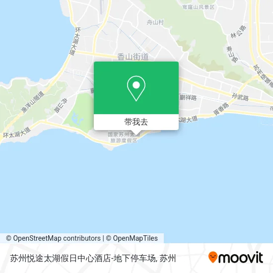 苏州悦途太湖假日中心酒店-地下停车场地图
