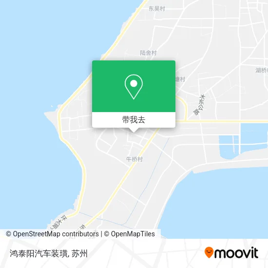 鸿泰阳汽车装璜地图