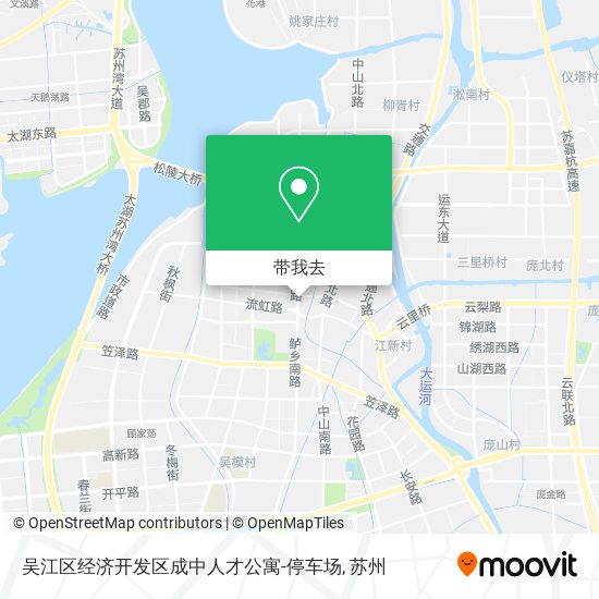 吴江区经济开发区成中人才公寓-停车场地图