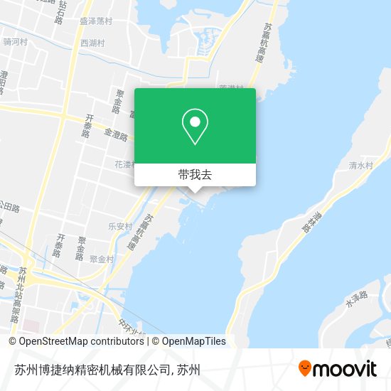 苏州博捷纳精密机械有限公司地图