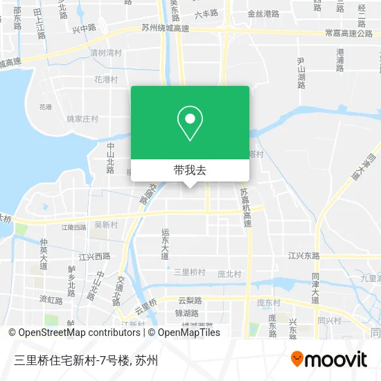 三里桥住宅新村-7号楼地图