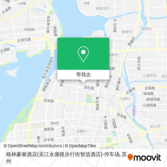 格林豪泰酒店(吴江永康路步行街智选酒店)-停车场地图