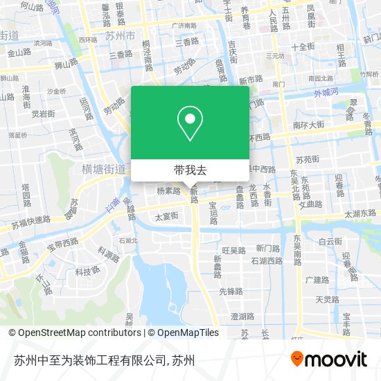 苏州中至为装饰工程有限公司地图