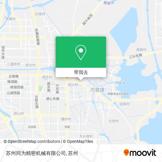 苏州同为精密机械有限公司地图