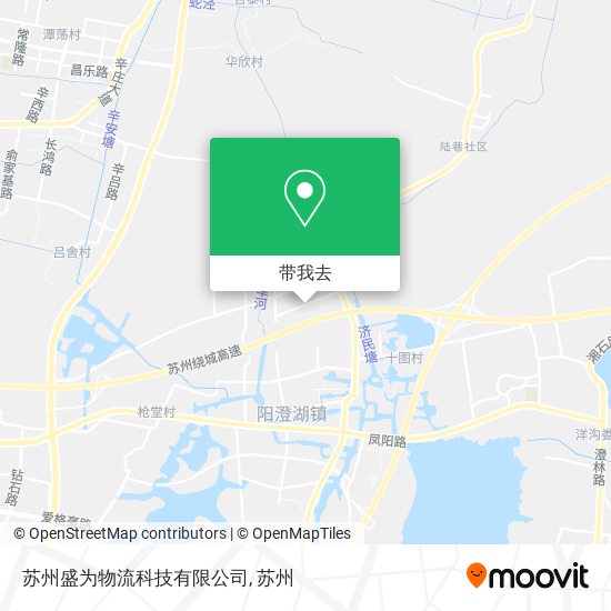 苏州盛为物流科技有限公司地图