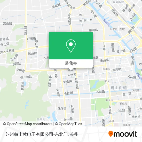 苏州赫士敦电子有限公司-东北门地图