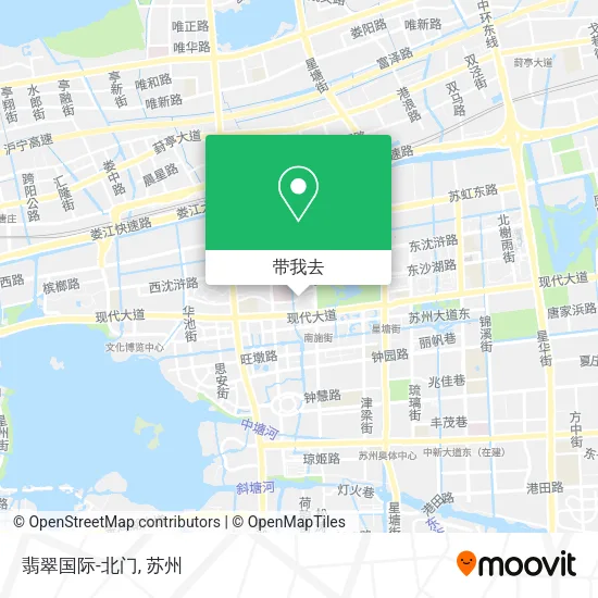 翡翠国际-北门地图