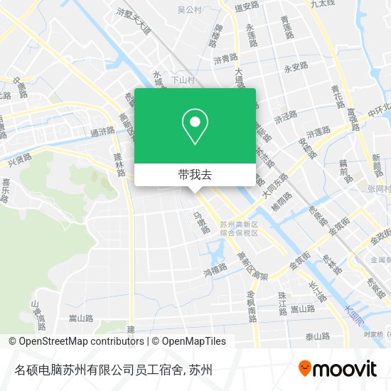名硕电脑苏州有限公司员工宿舍地图