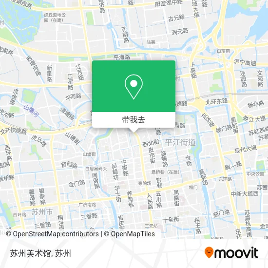 苏州美术馆地图