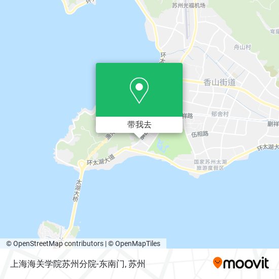 上海海关学院苏州分院-东南门地图