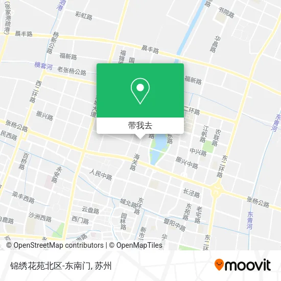 锦绣花苑北区-东南门地图