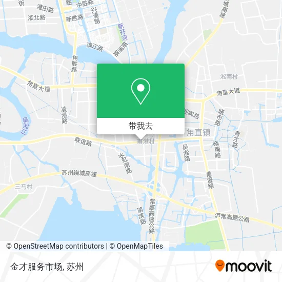 金才服务市场地图