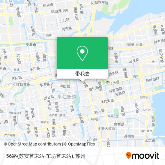 56路(苏安首末站-车坊首末站)地图