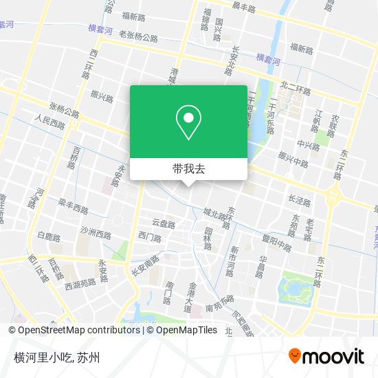 横河里小吃地图