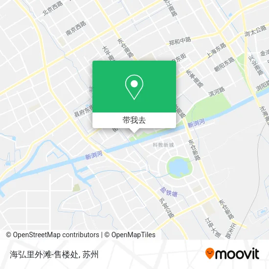 海弘里外滩-售楼处地图