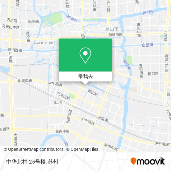 中华北村-25号楼地图