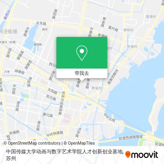 中国传媒大学动画与数字艺术学院人才创新创业基地地图