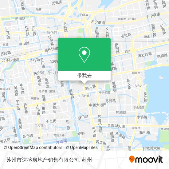 苏州市达盛房地产销售有限公司地图