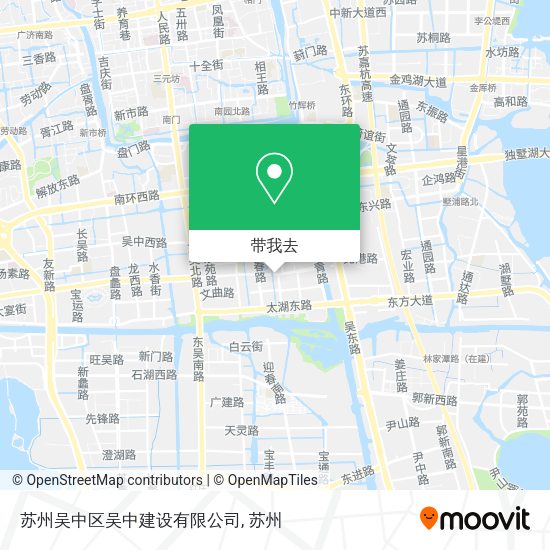 苏州吴中区吴中建设有限公司地图