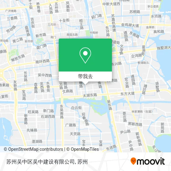 苏州吴中区吴中建设有限公司地图