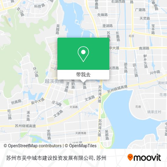 苏州市吴中城市建设投资发展有限公司地图