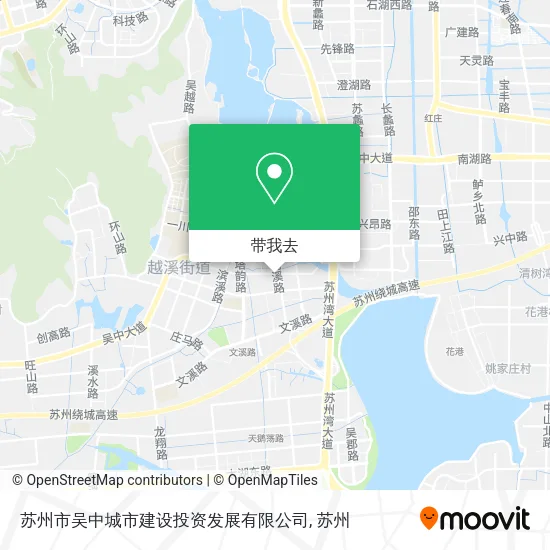 苏州市吴中城市建设投资发展有限公司地图
