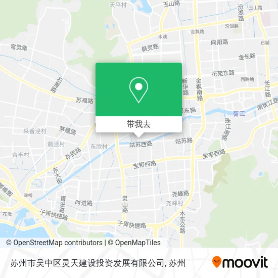 苏州市吴中区灵天建设投资发展有限公司地图