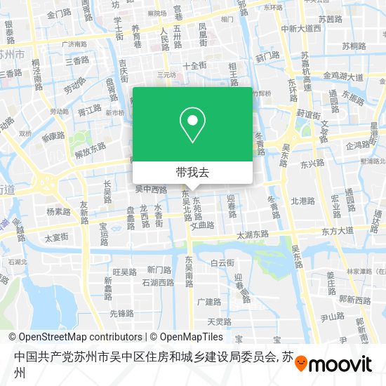 中国共产党苏州市吴中区住房和城乡建设局委员会地图