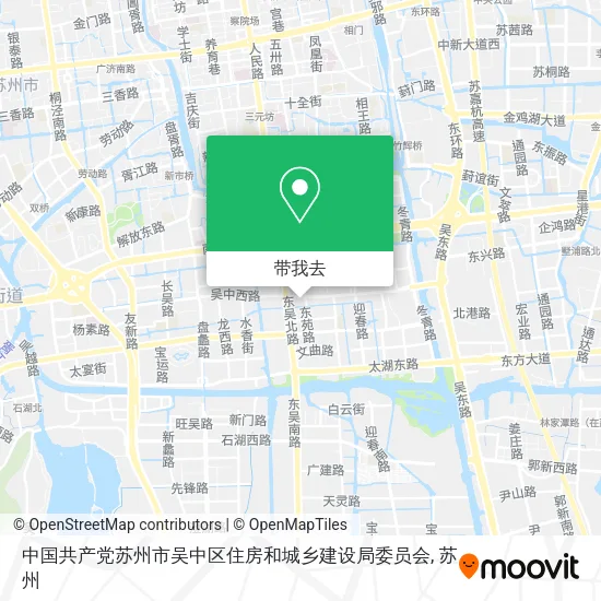 中国共产党苏州市吴中区住房和城乡建设局委员会地图