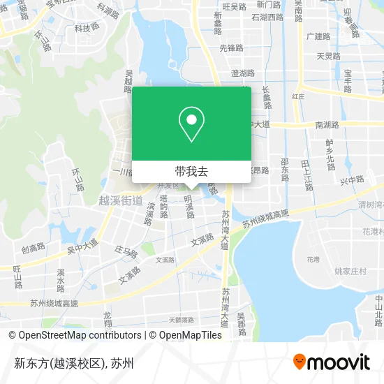 新东方(越溪校区)地图