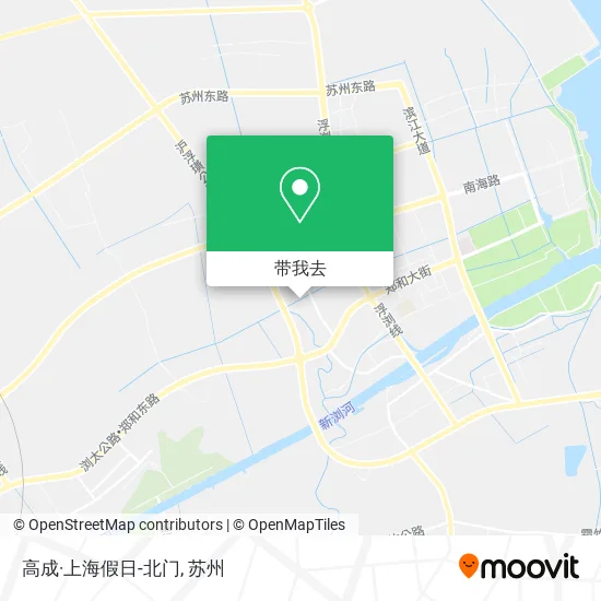 高成·上海假日-北门地图
