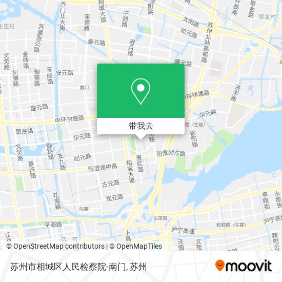 苏州市相城区人民检察院-南门地图